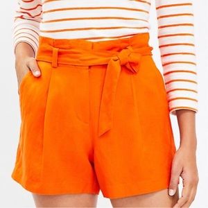 Brand New Never Worn Paperbag Loft Shorts